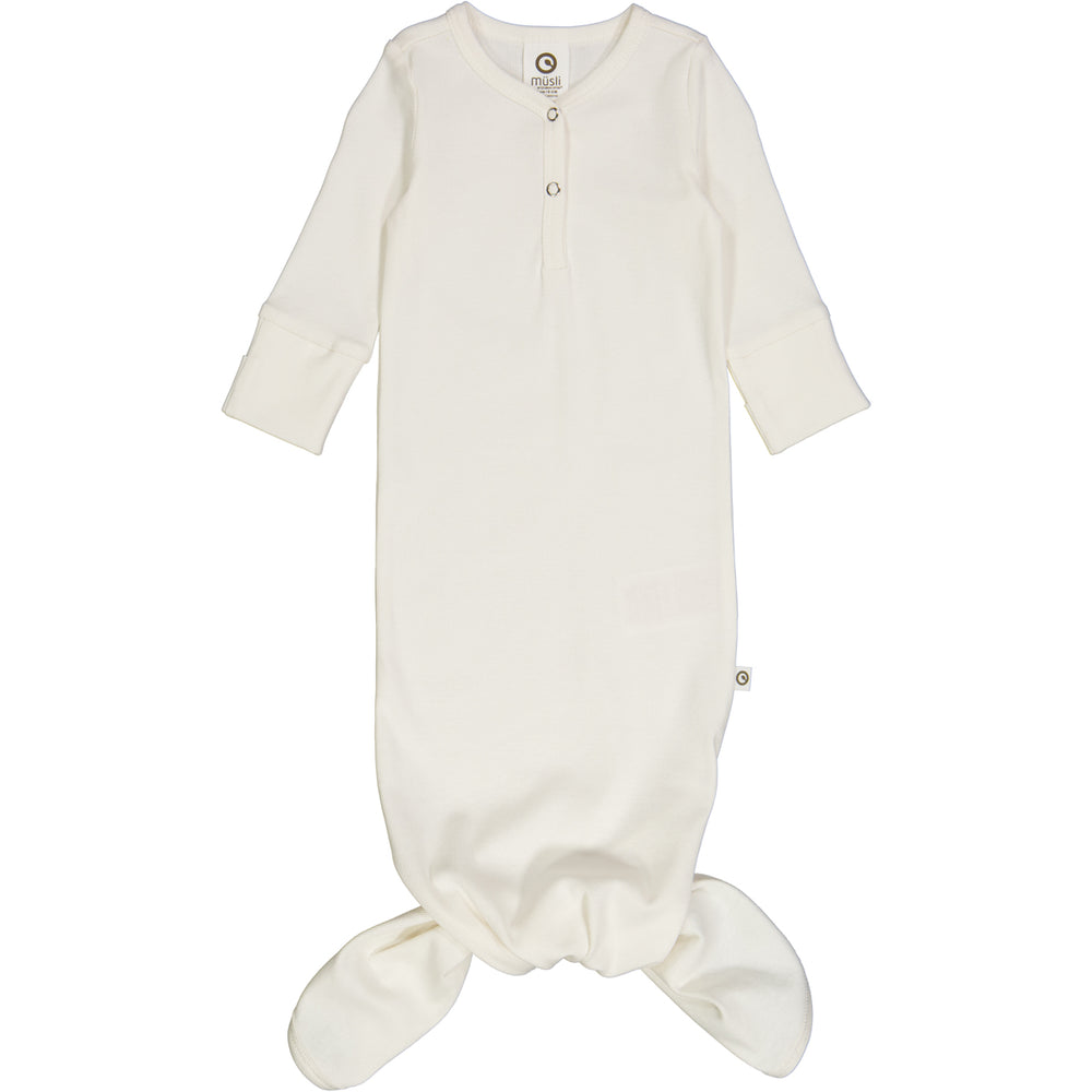 müsli Babyschlafanzug mit Knotenverschluss Bodystockings Balsam cream 011100100