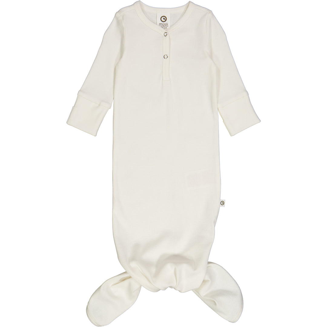 müsli Babyschlafanzug mit Knotenverschluss Bodystockings Balsam cream 011100100