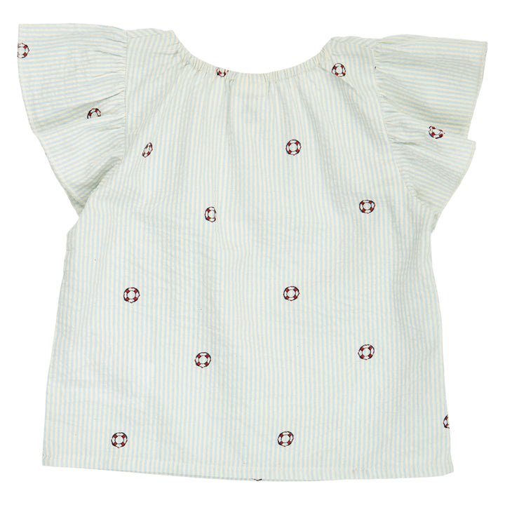 müsli Babyshirt S_S Tee Tofu/ Ocean/ Mineral red 690000311
