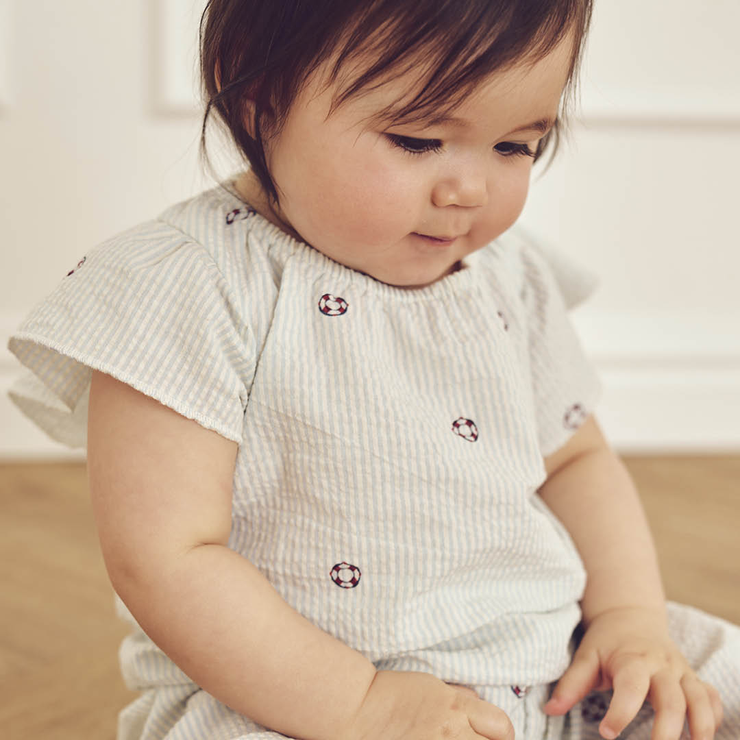 müsli Babyshirt S_S Tee Tofu/ Ocean/ Mineral red 690000311