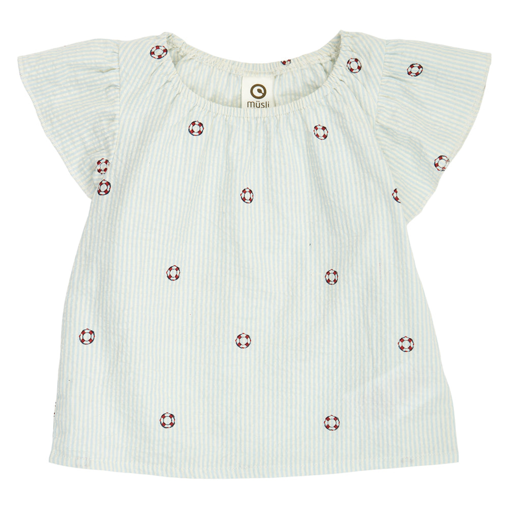 müsli Babyshirt S_S Tee Tofu/ Ocean/ Mineral red 690000311