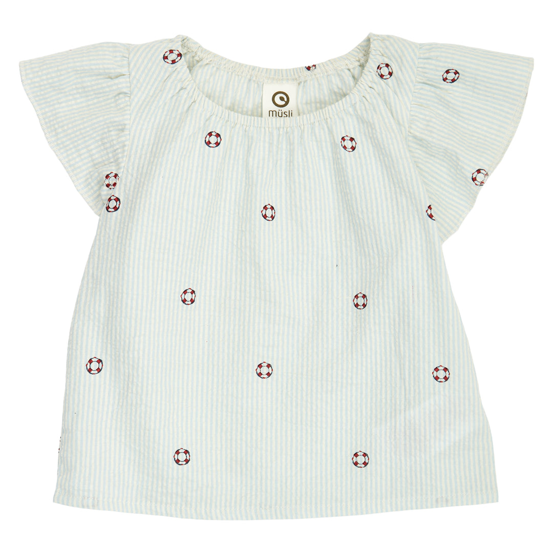 müsli Babyshirt S_S Tee Tofu/ Ocean/ Mineral red 690000311