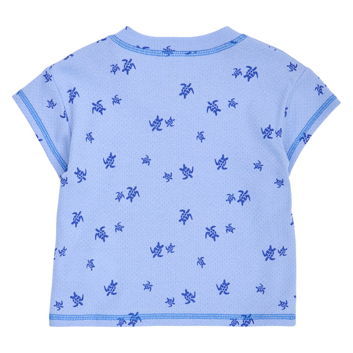müsli Babyshirt S_S Tee Azure blue/ Shell blue 690000301