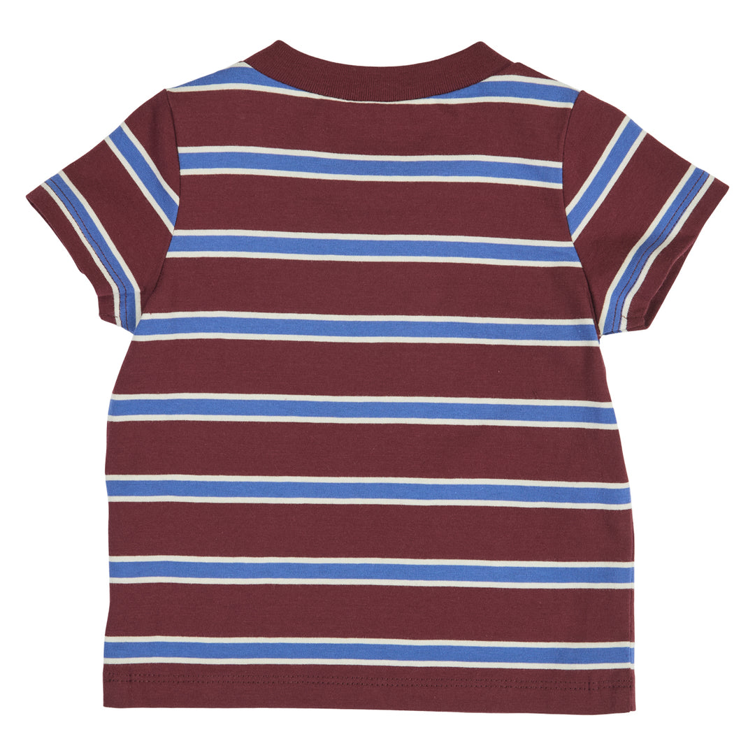 müsli Babyshirt S_S Tee Russet/ Azure blue/ Tofu 690000302