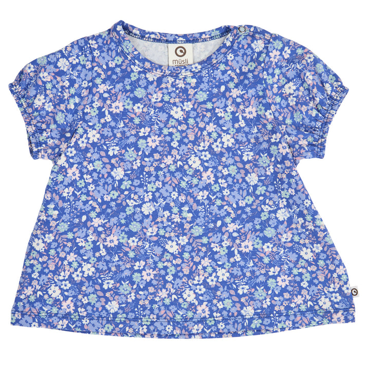 müsli Babyshirt S_S Tee Azure blue/ Nectar/ Tofu 690000307