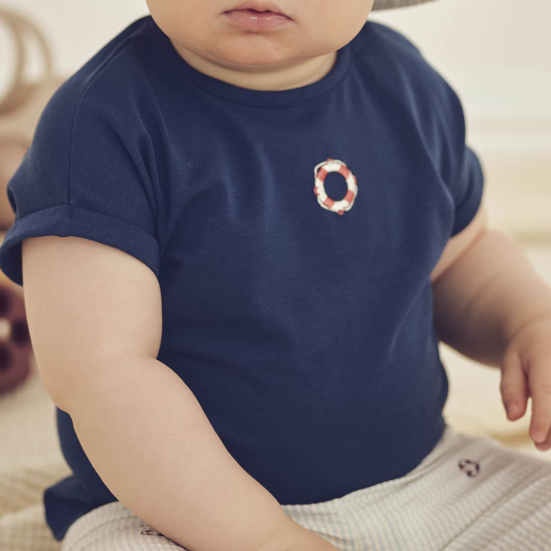 müsli Babyshirt S_S Tee Navy 019403101