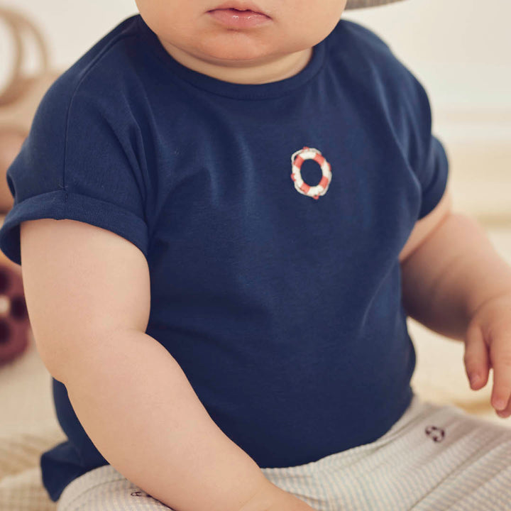 müsli Babyshirt S_S Tee Navy 019403101