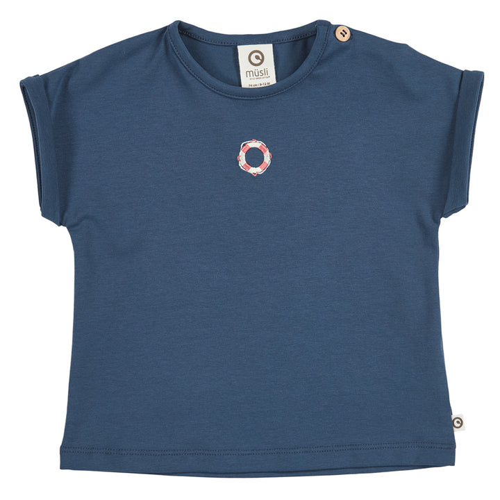 müsli Babyshirt S_S Tee Navy 019403101