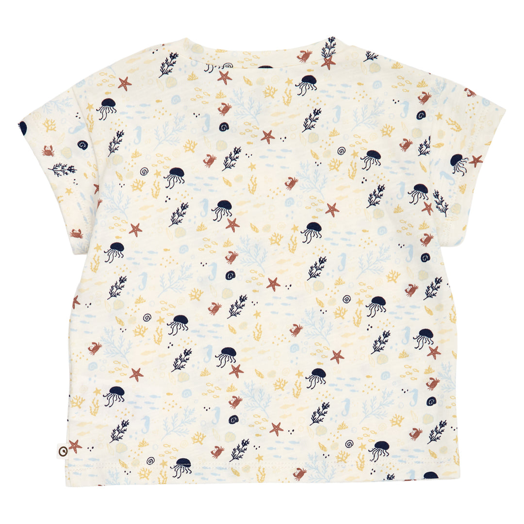 müsli Babyshirt S_S Tee Tofu/ Hemp/ Navy 690000308