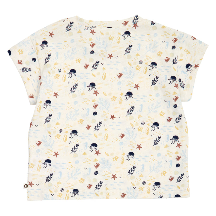 müsli Babyshirt S_S Tee Tofu/ Hemp/ Navy 690000308