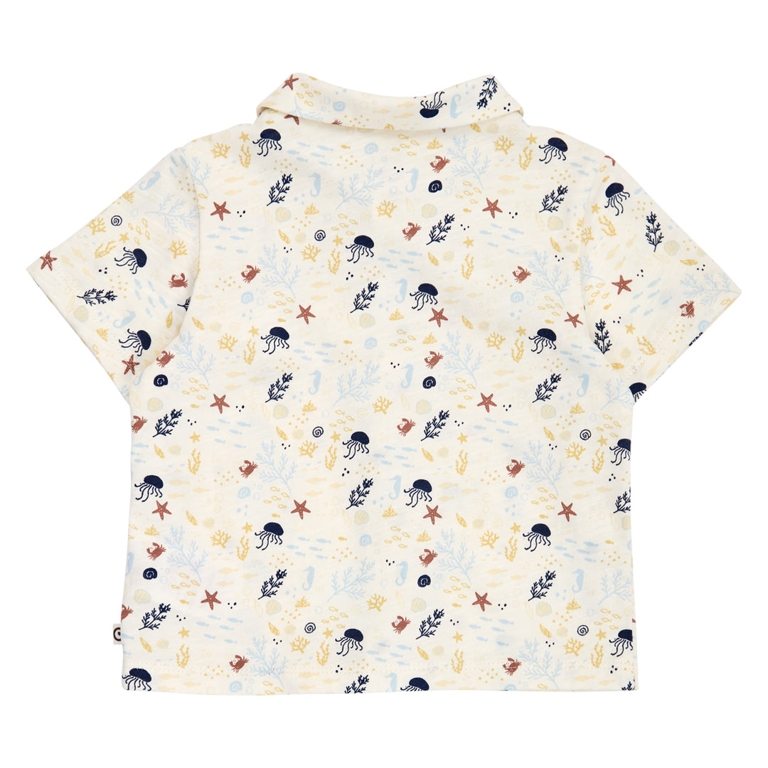 müsli Babyshirt S_S Tee Tofu/ Hemp/ Navy 690000308