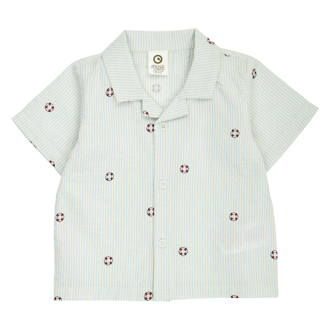 müsli Babyshirt S_S Tee Tofu/ Ocean/ Mineral red 690000311