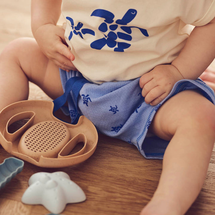 müsli Babyshorts Pants Azure blue/ Shell blue 690000301