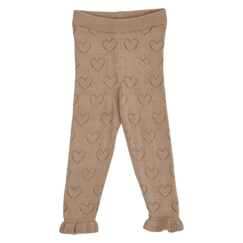 müsli Babystrickhose Pants Walnut 017080802