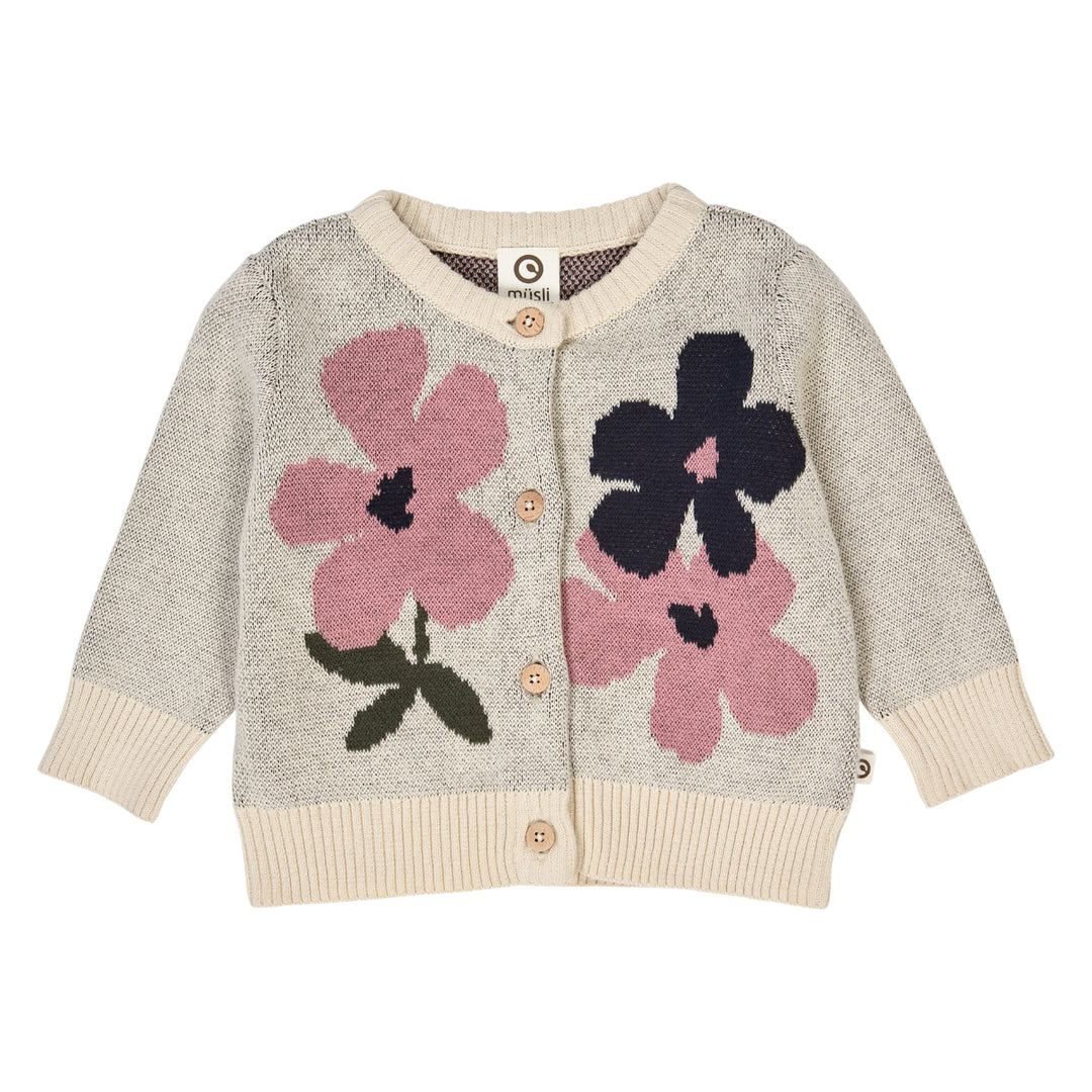 müsli Babystrickjacke L_S Tee Oak 013040001