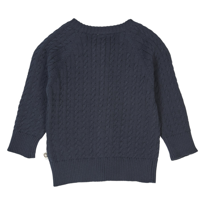müsli Babystrickjacke L_S Tee Night blue 019402301