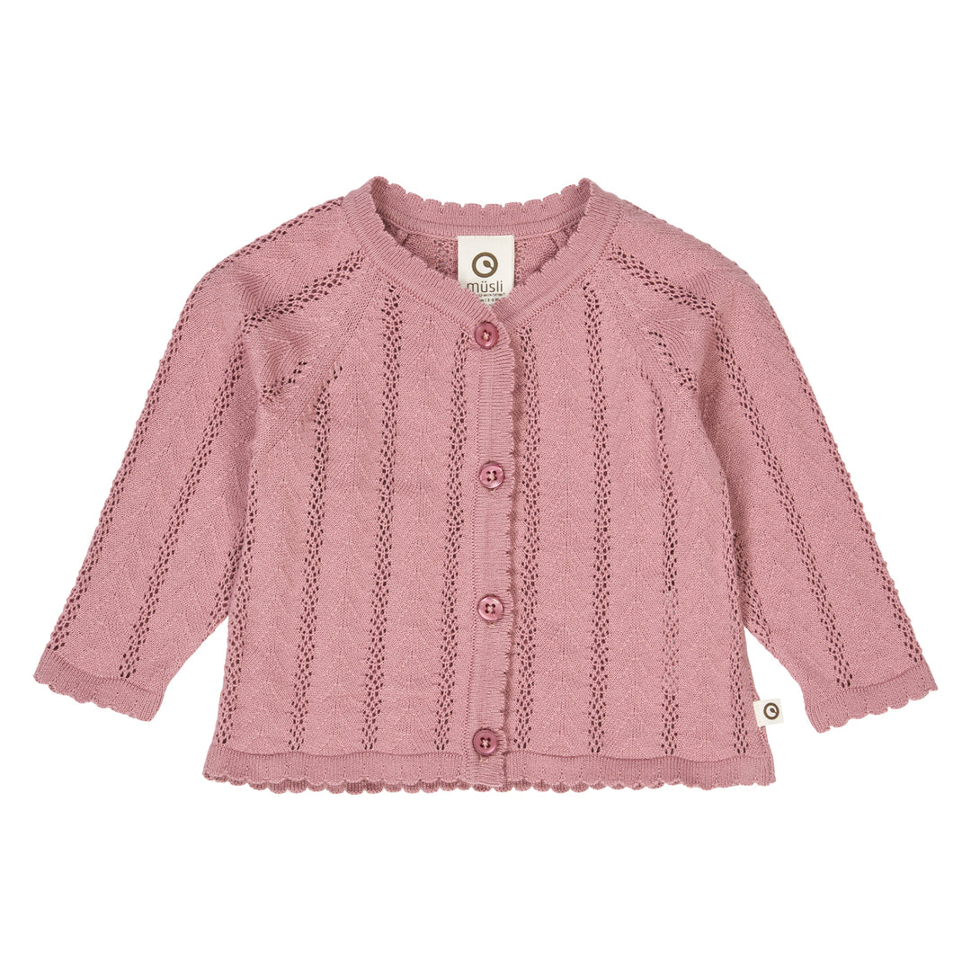 müsli Babystrickjacke L_S Tee Nostalgia Rose 017151200