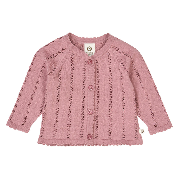 müsli Babystrickjacke L_S Tee Nostalgia Rose 017151200