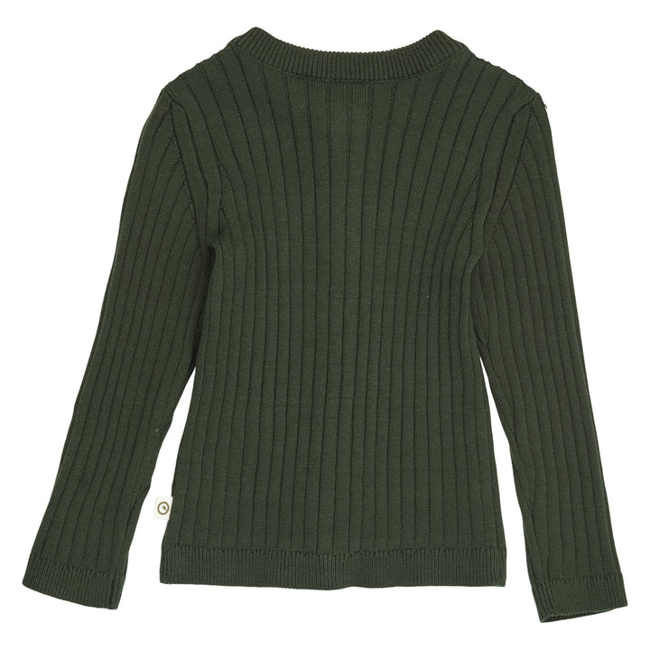 müsli Babystrickjacke L_S Tee Forest green 019591801