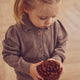 müsli Babystrickjacke L_S Tee Walnut 017080802