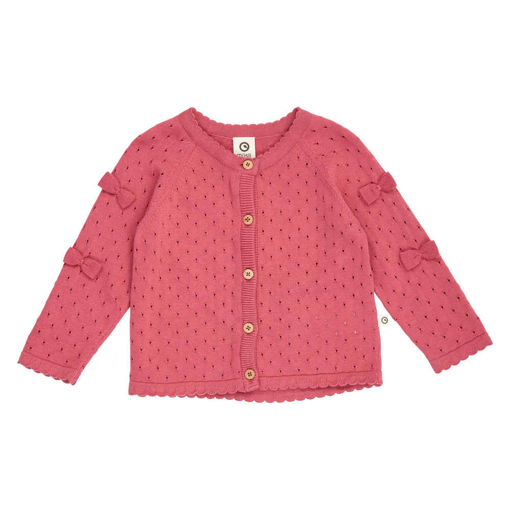 müsli Babystrickjacke L_S Tee Baroque Rose 018163400