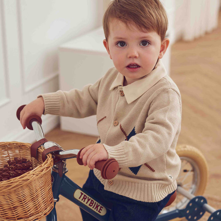 müsli Babystrickjacke L_S Tee Oak 013040001