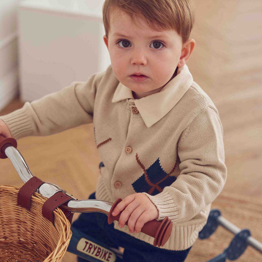 müsli Babystrickjacke L_S Tee Oak 013040001
