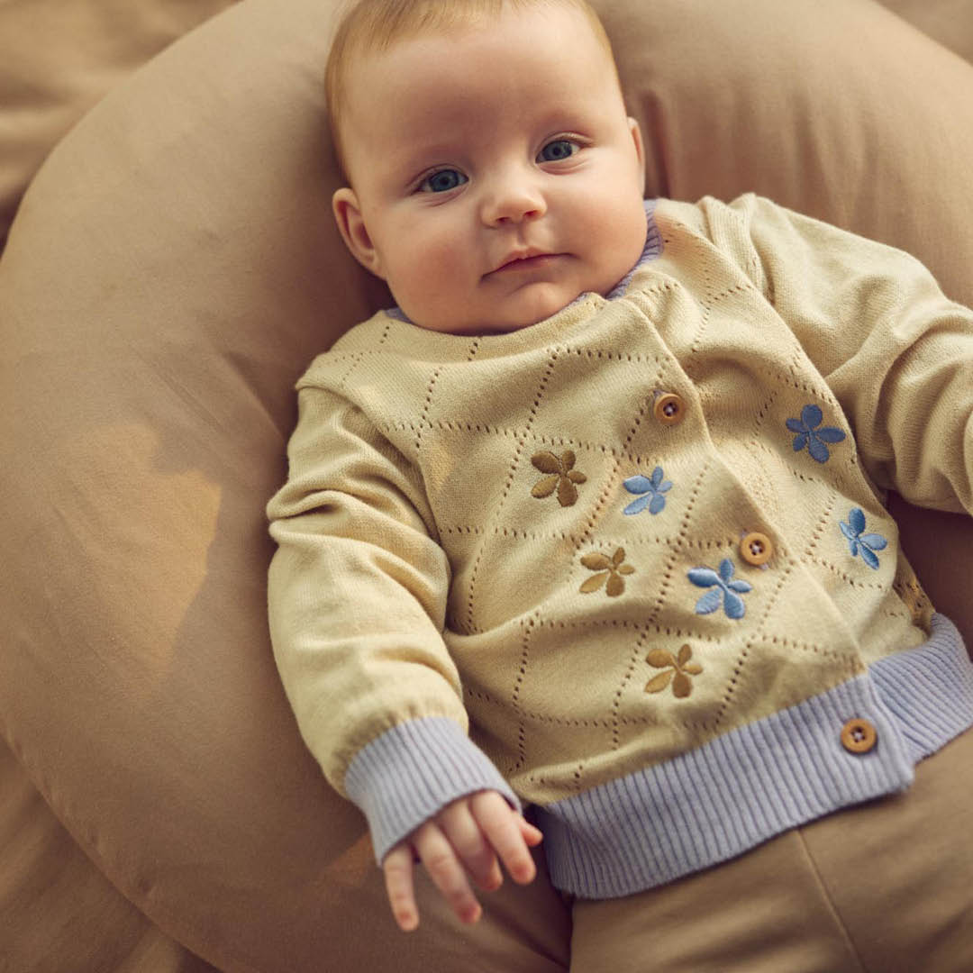 müsli Babystrickjacke L_S Tee Oak 013040001