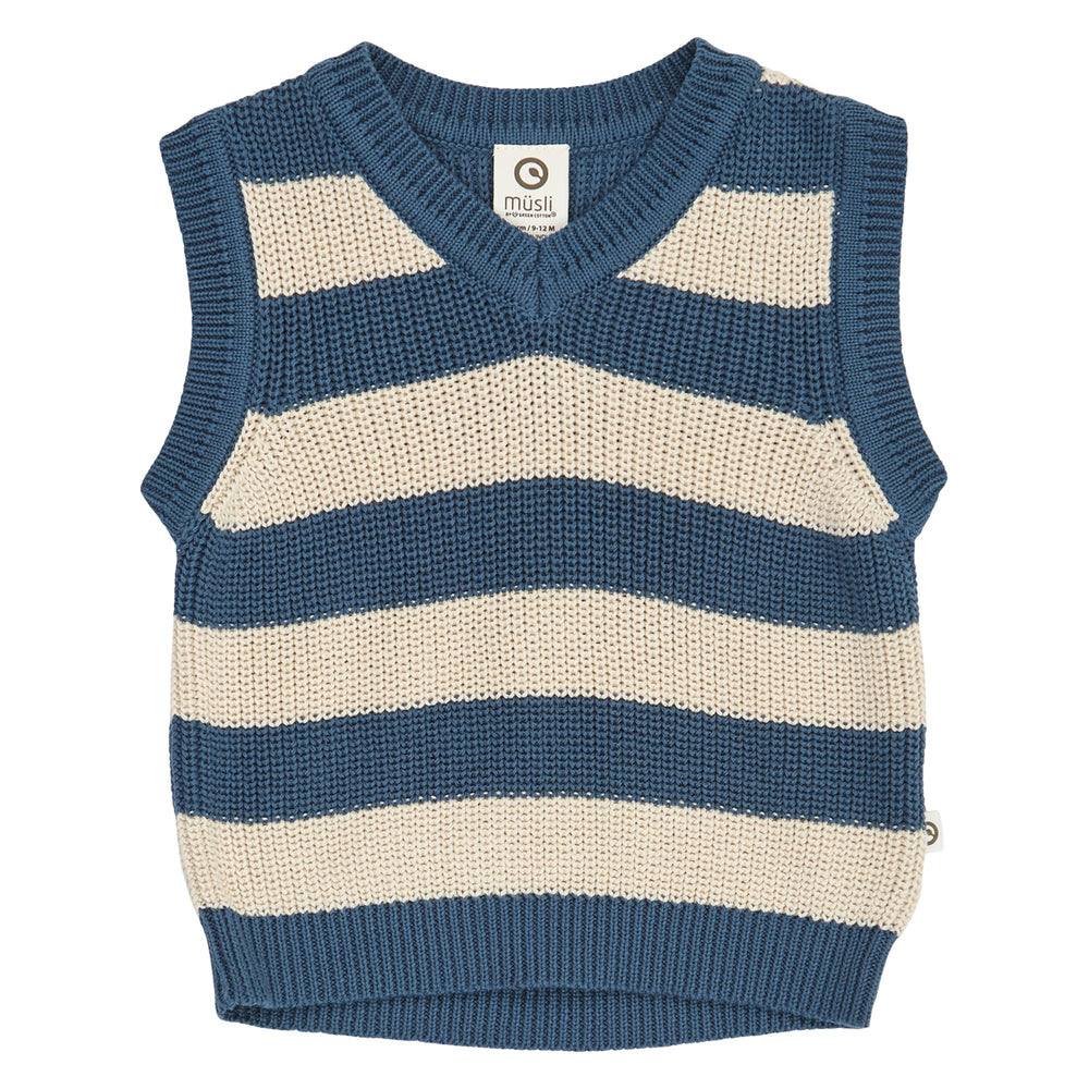 müsli Babystrickpullunder L_S Tee Navy 019403101