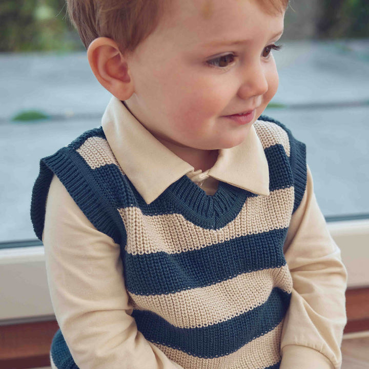 müsli Babystrickpullunder L_S Tee Navy 019403101