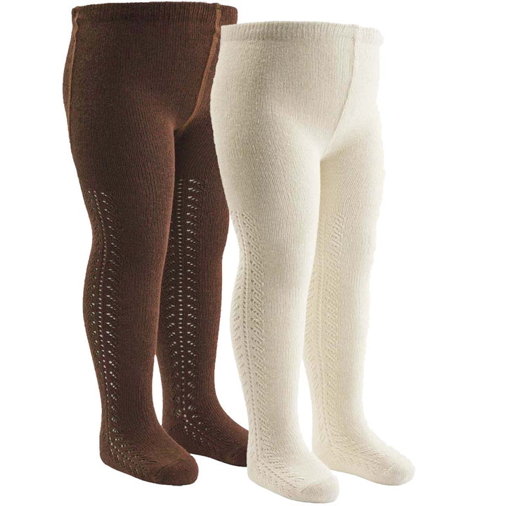 müsli Babystrumpfhose 2er-Pack Pantyhose Bark/ Balsam cream 690000224