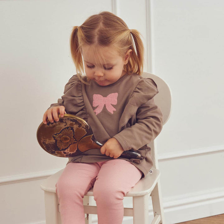 müsli Babysweatshirt L_S Tee Walnut 017080802