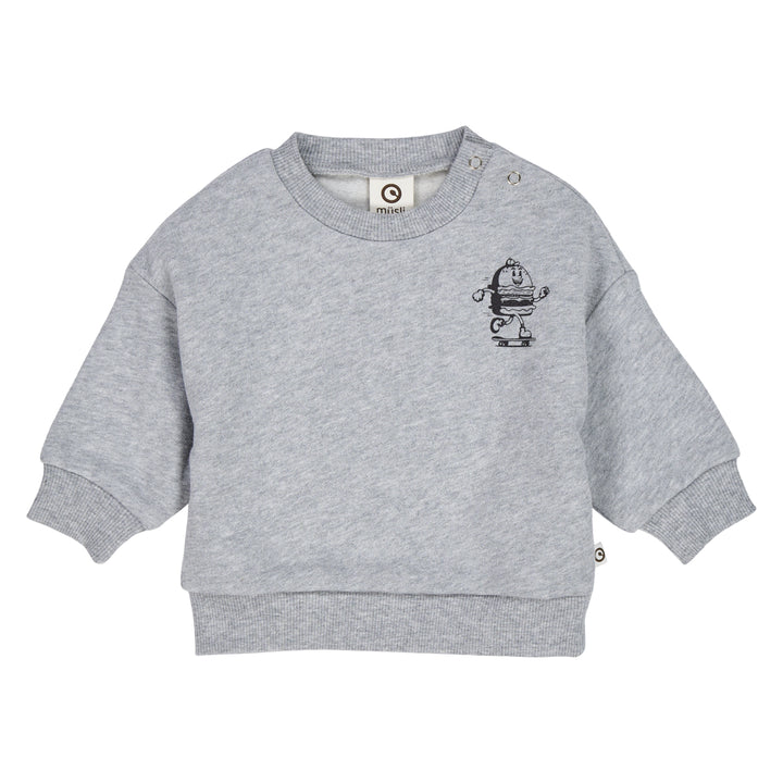 müsli Babysweatshirt L_S Tee Pale greymarl 207670000