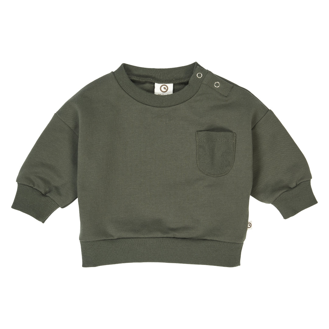 müsli Babysweatshirt L_S Tee Deep green 019040401