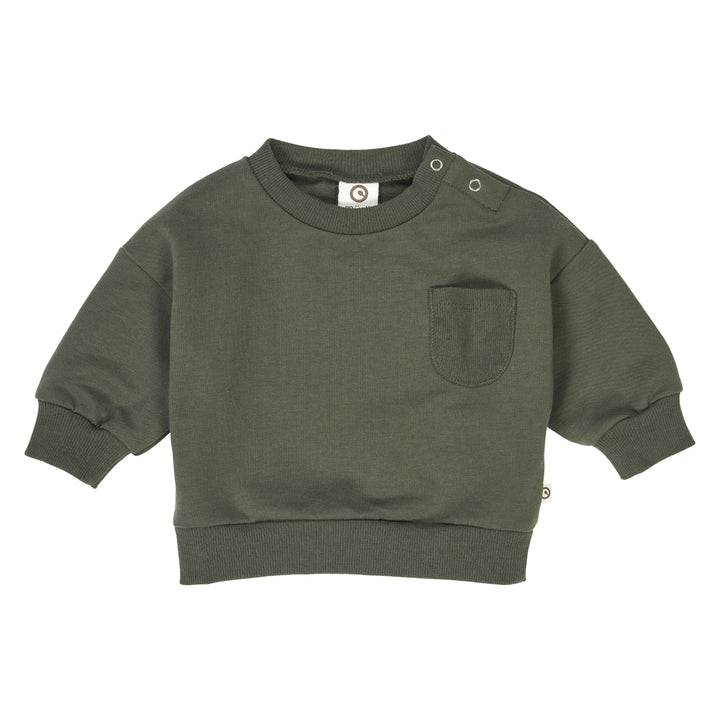 müsli Babysweatshirt L_S Tee Deep green 019040401