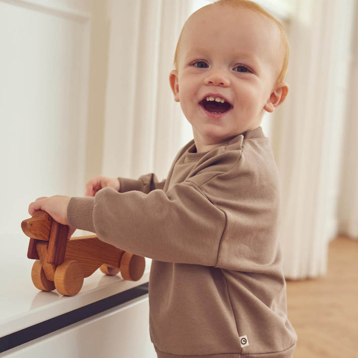 müsli Babysweatshirt L_S Tee Walnut 017080802