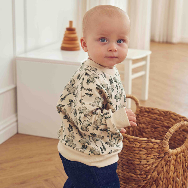 müsli Babysweatshirt L_S Tee Oak/ Forest green 690000335