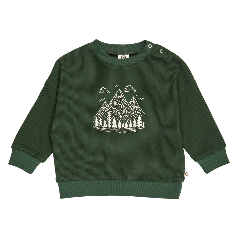 müsli Babysweatshirt L_S Tee Forest green 019591801