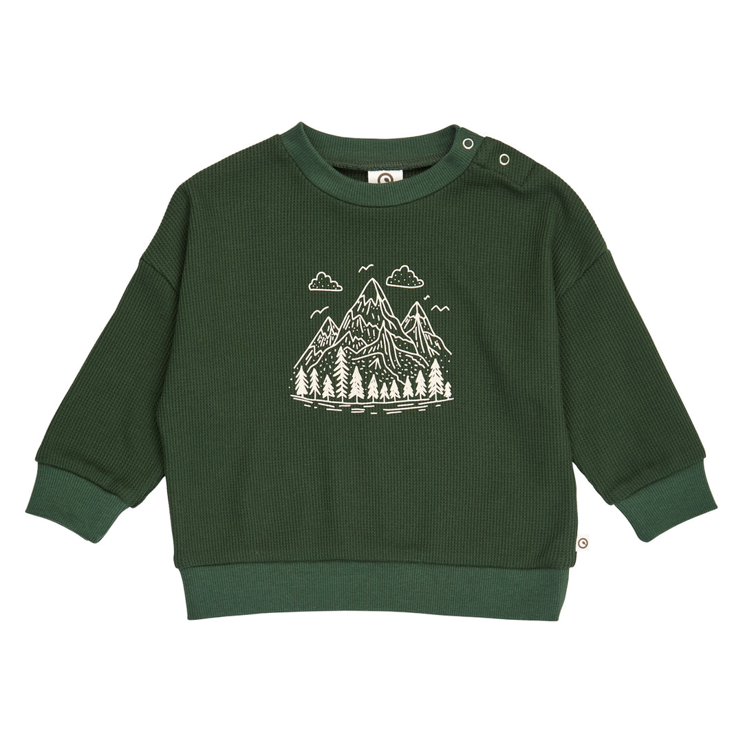 müsli Babysweatshirt L_S Tee Forest green 019591801