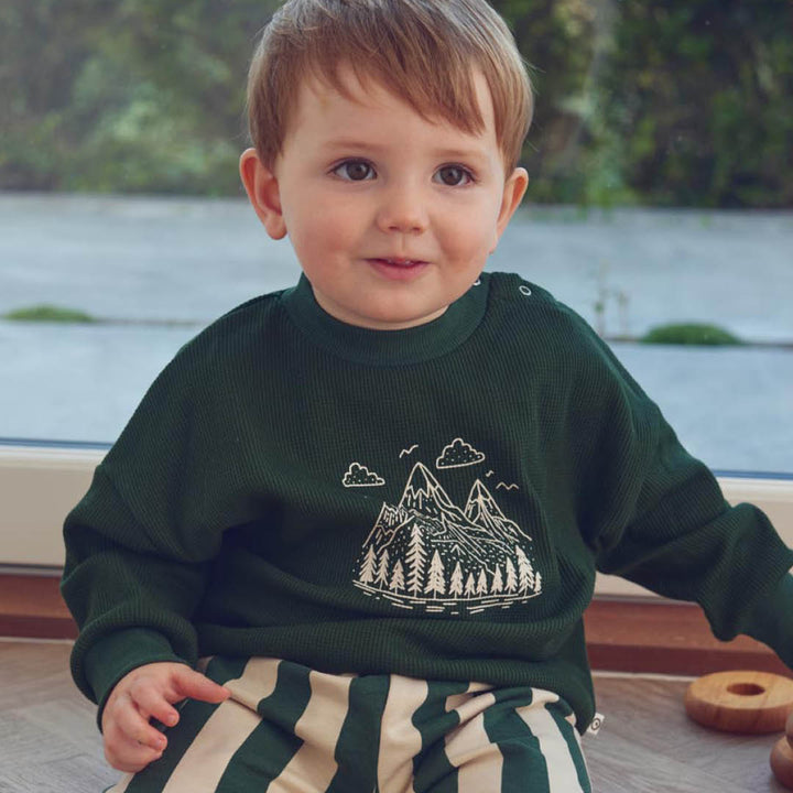 müsli Babysweatshirt L_S Tee Forest green 019591801