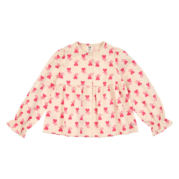 müsli Bluse L_S Tee Oak/ Rouge red 690000340