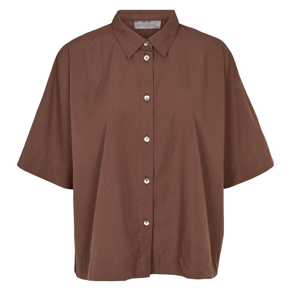 Conservandum Bluse S_S Tee French Roast 019101200