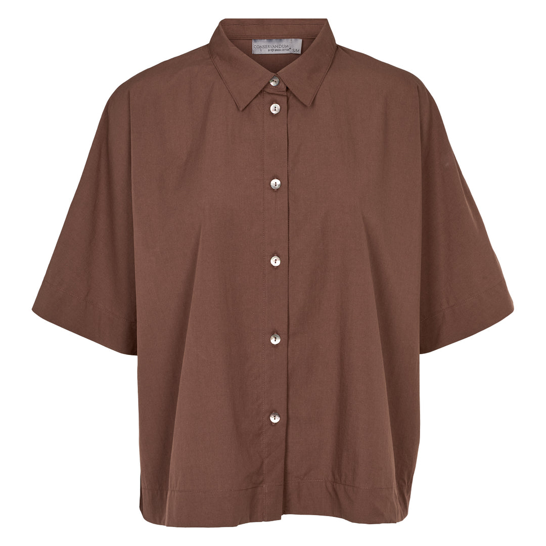 Conservandum Bluse S_S Tee French Roast 019101200