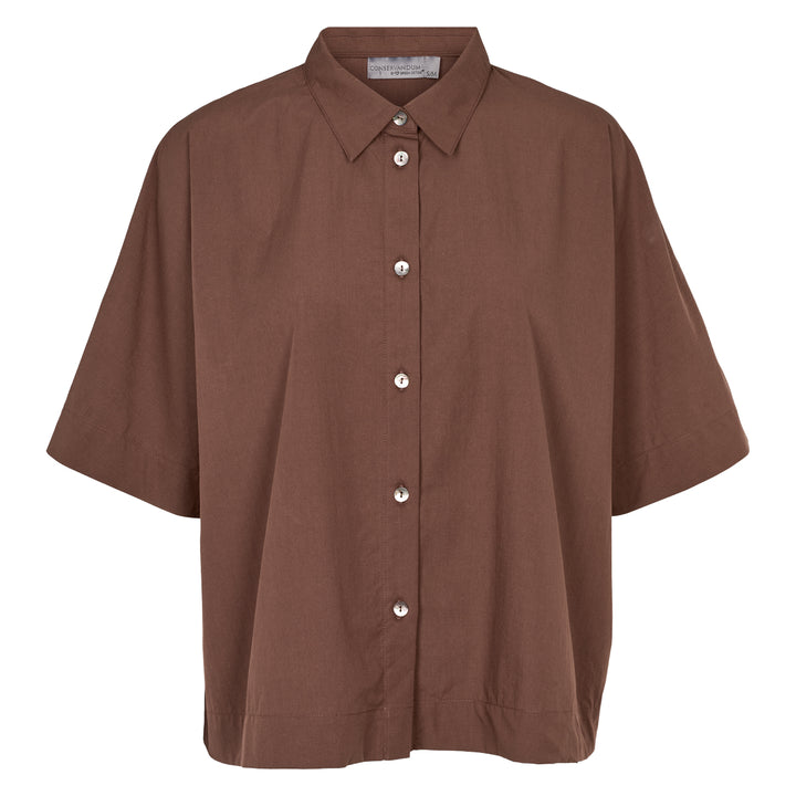 Conservandum Bluse S_S Tee French Roast 019101200