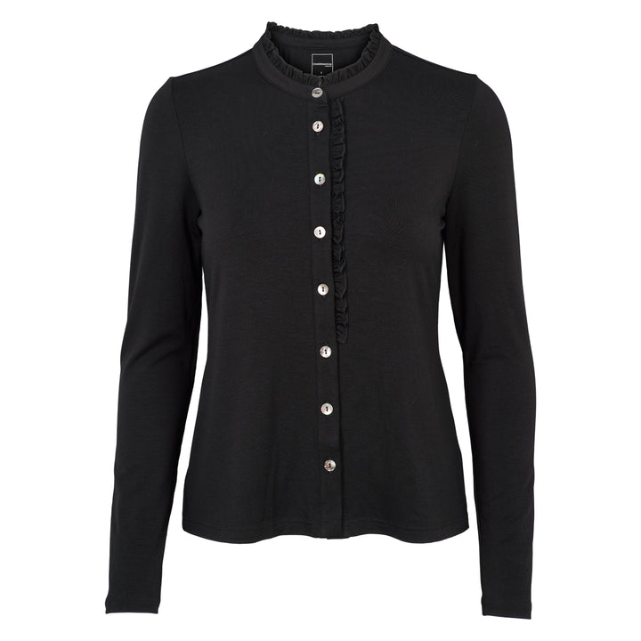 Conservandum Bluse S_S Tee Black 019400706