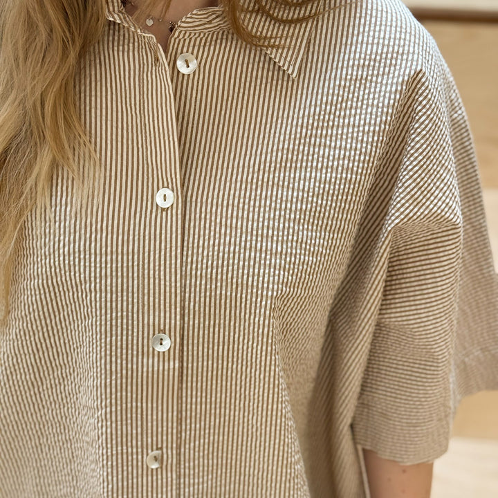 Conservandum Bluse S_S Tee Birch/ Muchi 690000346