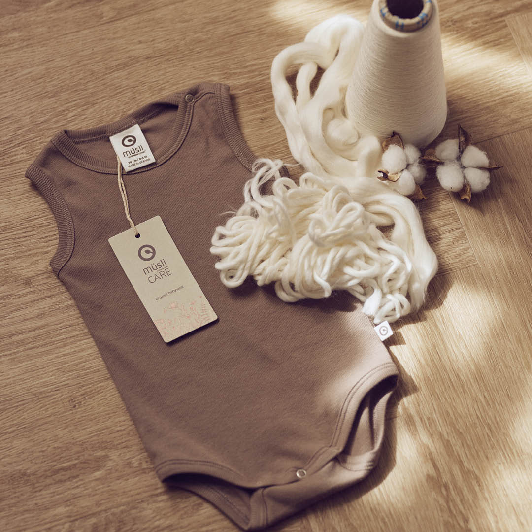 müsli Body Ärmellos Bodystockings Walnut 017080802