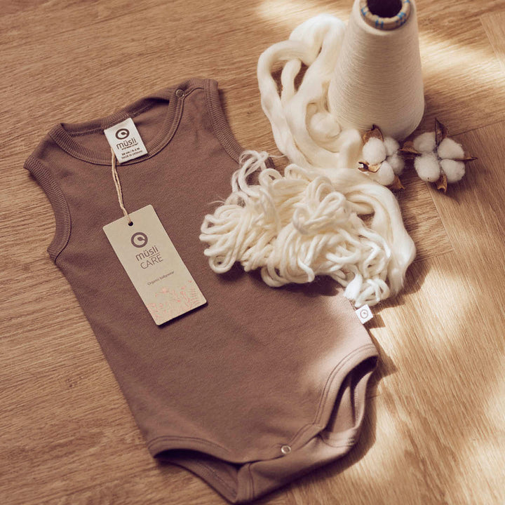 müsli Body Ärmellos Bodystockings Walnut 017080802