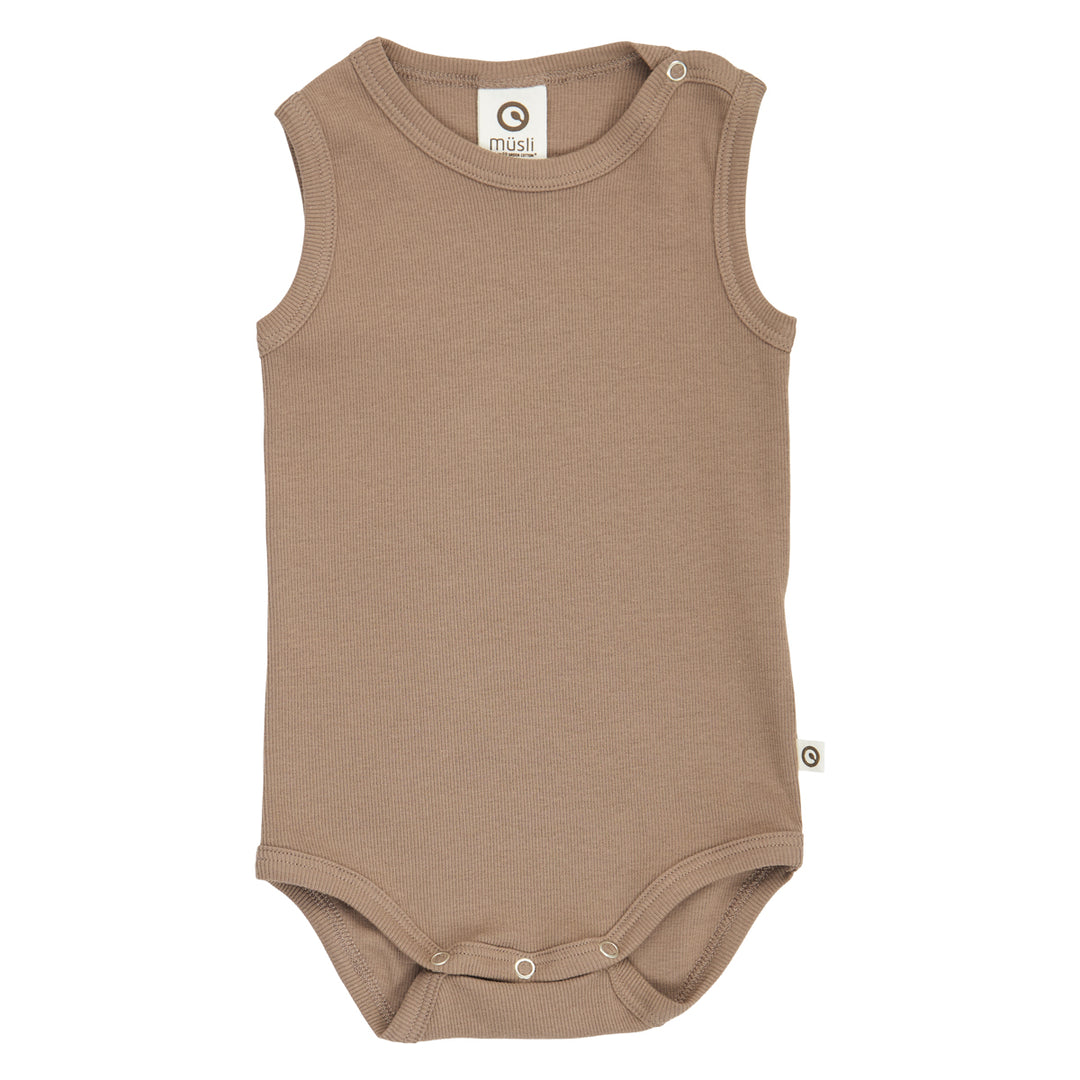 müsli Body Ärmellos Bodystockings Walnut 017080802
