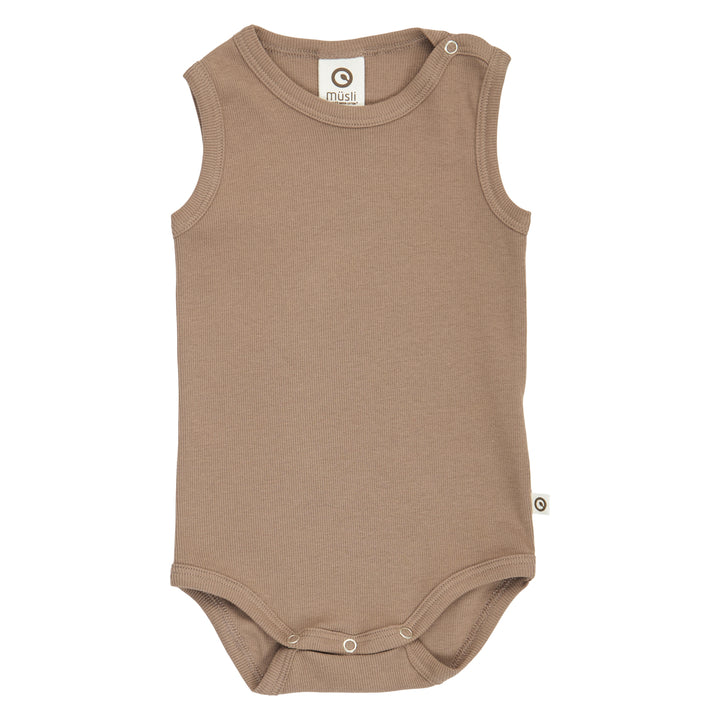 müsli Body Ärmellos Bodystockings Walnut 017080802